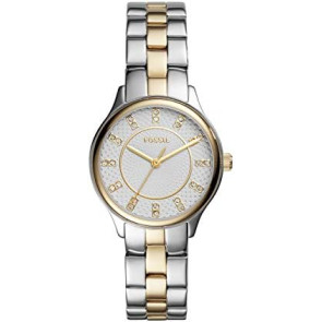 Uhrenarmband Fossil BQ1574 Stahl Zweifarbig 14mm